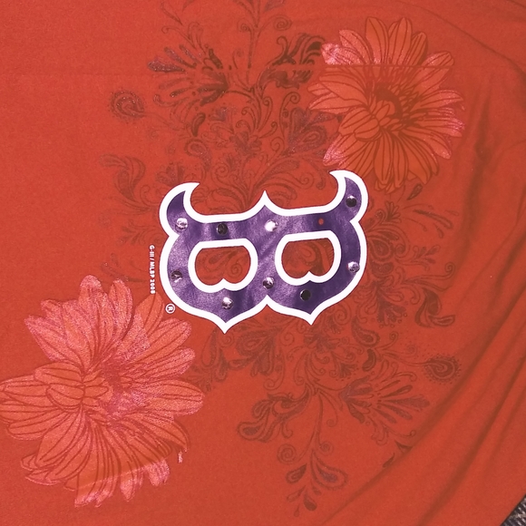 ❤💙Lace trim Red Sox Top❤💙 - Picture 2 of 9